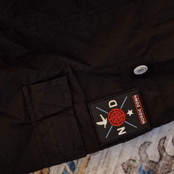 Nordic Down ULTRA PERFORMANCE Jacket Windproof/ Waterproof 3XL Black - Red White - Picture 5 of 7